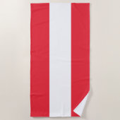 Serviette De Plage Drapeau Autriche (Devant)