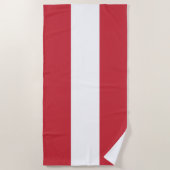 Serviette De Plage Drapeau autrichien (Devant)