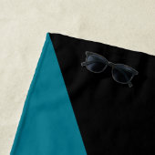 Serviette De Plage Drapeau Bahamas Splendide patriotique (En situation)