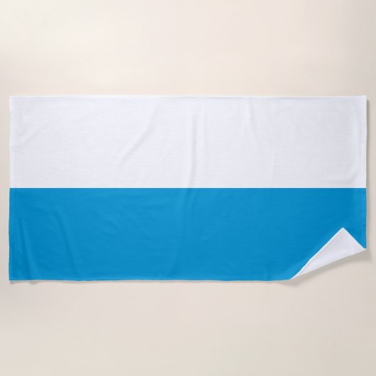 Serviette De Plage Drapeau bavarois (Devant)