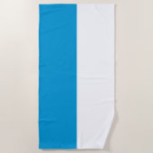 Serviette De Plage Drapeau bavarois (Devant)