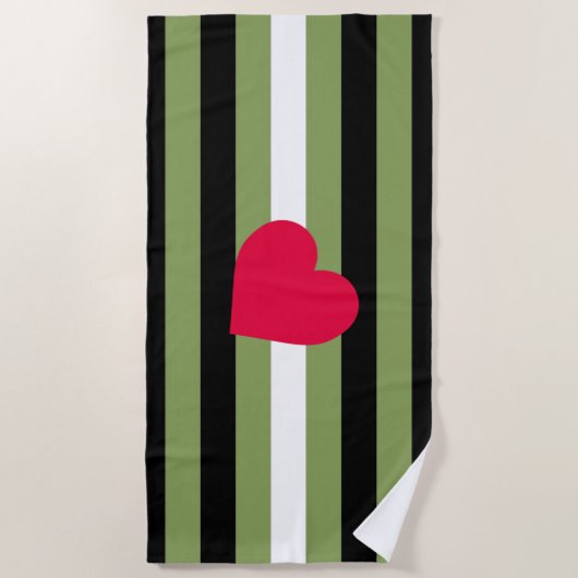 Serviette De Plage Drapeau Boi Pride (Devant)