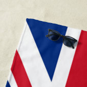 Serviette De Plage Drapeau britannique Royal Union Jack (En situation)