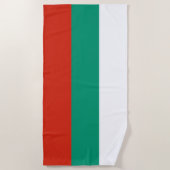 Serviette De Plage Drapeau Bulgare Patriotique (Devant)