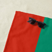 Serviette De Plage Drapeau Bulgarie (En situation)