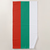 Serviette De Plage Drapeau Bulgarie (Devant)
