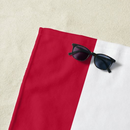 Serviette De Plage Drapeau canadien (En situation)