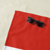 Serviette De Plage Drapeau canadien (Feuille d'érable) (Canada) (En situation)