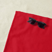 Serviette De Plage Drapeau Chine (En situation)