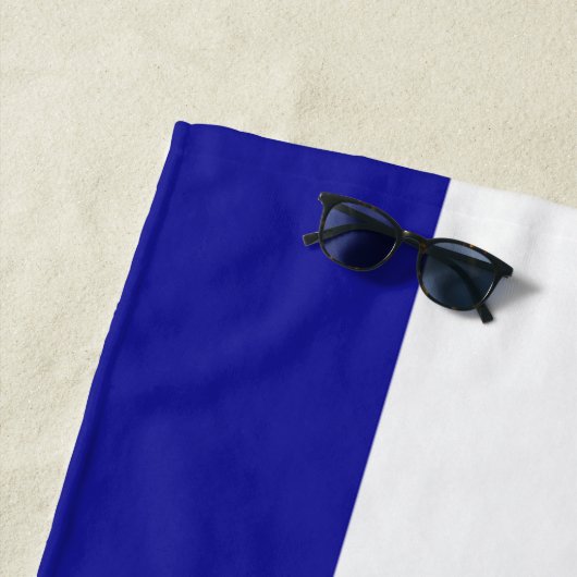 Serviette De Plage Drapeau croate (En situation)