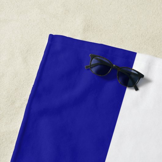 Serviette De Plage Drapeau Croatie (En situation)