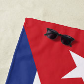 Serviette De Plage Drapeau Cuba (En situation)