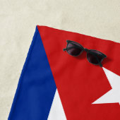 Serviette De Plage Drapeau cubain (En situation)