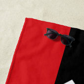 Serviette De Plage Drapeau d'Amsterdam (En situation)