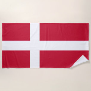 Serviette De Plage Drapeau Danemark