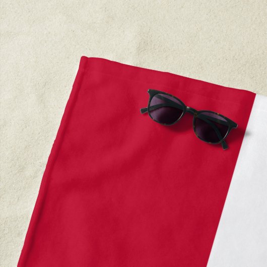 Serviette De Plage Drapeau danois (En situation)