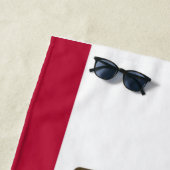 Serviette De Plage Drapeau de Californie (En situation)