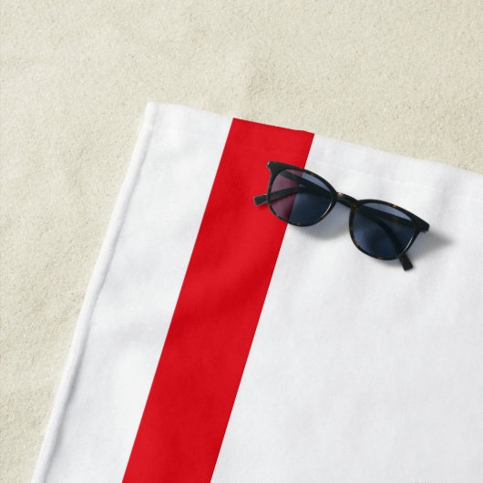 Serviette De Plage Drapeau de Chypre du Nord (En situation)