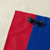 Serviette De Plage Drapeau de Colombie (En situation)