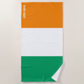 Serviette De Plage Drapeau de Côte d'Ivoire Splendid Patriotic (Devant)