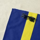 Serviette De Plage Drapeau de Curaçao (En situation)