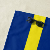 Serviette De Plage Drapeau de Curaçao (En situation)