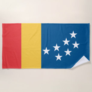 Serviette De Plage Drapeau de Durham (Caroline du Nord, États-Unis)