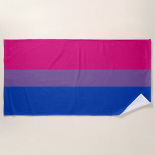Serviette De Plage Drapeau de fierté bisexuel