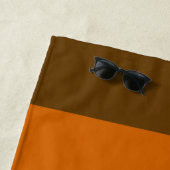 Serviette De Plage Drapeau de fierté Cool Bear (En situation)