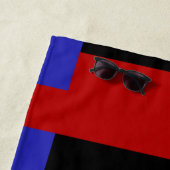 Serviette De Plage Drapeau de fierté de pied (empreinte de pied) (En situation)