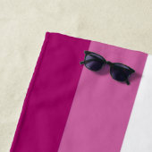 Serviette De Plage Drapeau de fierté lesbienne (5 bandes) (En situation)