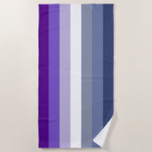 Serviette De Plage Drapeau de fierté lesbienne Butch (Devant)