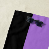 Serviette De Plage Drapeau de fierté non binaire (En situation)