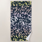 Serviette De Plage Drapeau de fierté Pangender Boho Rétro Mignon Exce (Devant)
