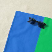 Serviette De Plage Drapeau de fierté polysexuelle (En situation)