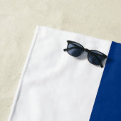 Serviette De Plage Drapeau de Finlande (En situation)