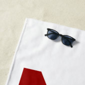 Serviette De Plage Drapeau de Floride (En situation)