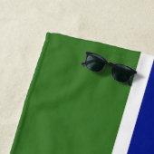 Serviette De Plage Drapeau de Gambie (En situation)