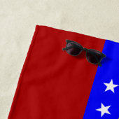 Serviette De Plage Drapeau de Géorgie (En situation)