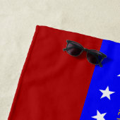 Serviette De Plage Drapeau de Géorgie (En situation)