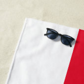 Serviette De Plage Drapeau de Guernesey Beach Towel (En situation)