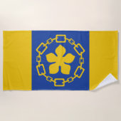 Serviette De Plage Drapeau de Hamilton (Ontario, Canada) (Devant)