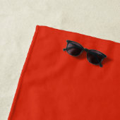 Serviette De Plage Drapeau de Hong Kong (En situation)