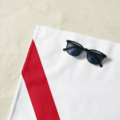 Serviette De Plage Drapeau de Jersey (En situation)