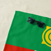 Serviette De Plage Drapeau de Khakassie (En situation)