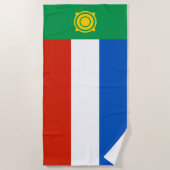 Serviette De Plage Drapeau de Khakassie (Devant)