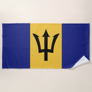 Serviette De Plage Drapeau de la Barbade