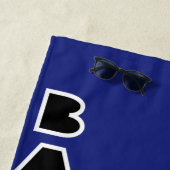 Serviette De Plage Drapeau de la Barbade  (En situation)