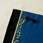 Serviette De Plage Drapeau de la Caroline du Sud (En situation)