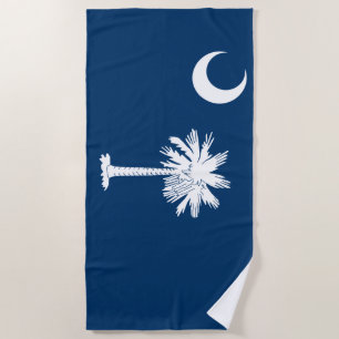 Serviette De Plage Drapeau de la Caroline du Sud